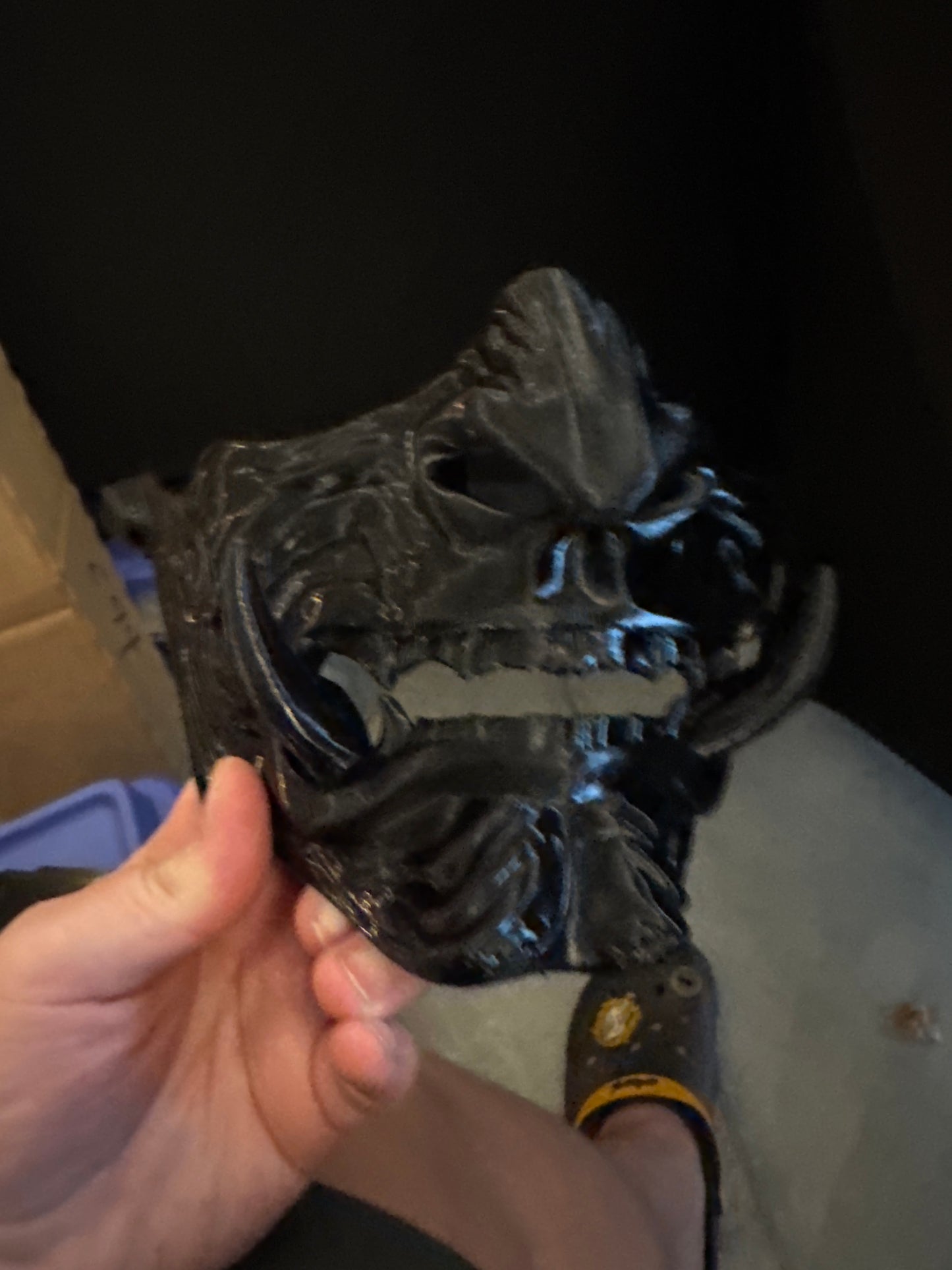 Black Oni mask